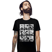Load image into Gallery viewer, Daily_Deal_Shirts Fitted Shirts, Mens / Small / Black Villain Prison
