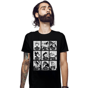 Daily_Deal_Shirts Fitted Shirts, Mens / Small / Black Villain Prison