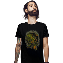 Load image into Gallery viewer, Shirts Fitted Shirts, Mens / Small / Black Mikey
