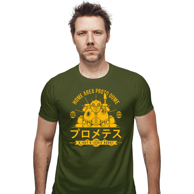 Secret_Shirts Fitted Shirts, Mens / Small / Military Green Proto Dome Robo