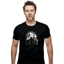 Load image into Gallery viewer, Shirts Fitted Shirts, Mens / Small / Black Moonlight Clown
