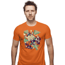Load image into Gallery viewer, Daily_Deal_Shirts Fitted Shirts, Mens / Small / Orange Best Gifts
