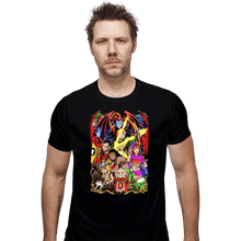 Load image into Gallery viewer, Shirts Fitted Shirts, Mens / Small / Black D&amp;D Fighter
