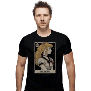 Secret_Shirts Fitted Shirts, Mens / Small / Black Moon Tarot