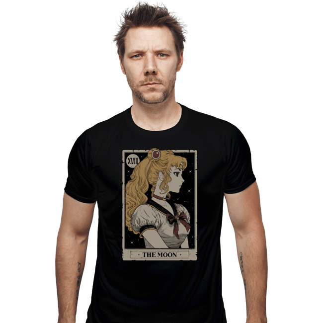 Secret_Shirts Fitted Shirts, Mens / Small / Black Moon Tarot