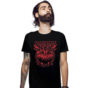 Shirts Fitted Shirts, Mens / Small / Black Cacodemon