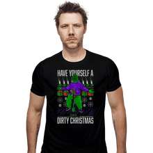Load image into Gallery viewer, Daily_Deal_Shirts Fitted Shirts, Mens / Small / Black Ugly Mr Grouchy Sweater
