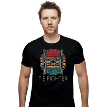 Load image into Gallery viewer, Shirts Fitted Shirts, Mens / Small / Black Vintage Dark Fighters
