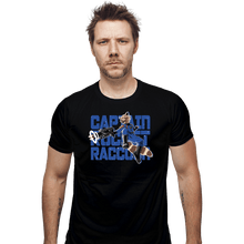 Load image into Gallery viewer, Secret_Shirts Fitted Shirts, Mens / Small / Black Captain Rocket Raccoon
