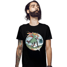 Load image into Gallery viewer, Shirts Fitted Shirts, Mens / Small / Black Magical Leap
