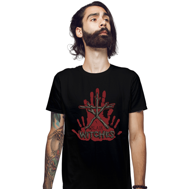 Daily_Deal_Shirts Fitted Shirts, Mens / Small / Black Blair Witches