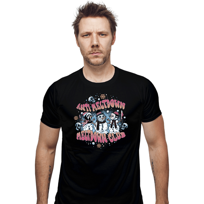 Daily_Deal_Shirts Fitted Shirts, Mens / Small / Black Meltdown Club