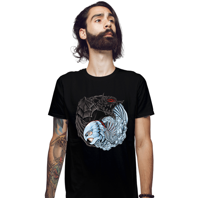 Daily_Deal_Shirts Fitted Shirts, Mens / Small / Black The Falcon And The Beast