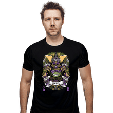 Load image into Gallery viewer, Daily_Deal_Shirts Fitted Shirts, Mens / Small / Black Samurai Donnie
