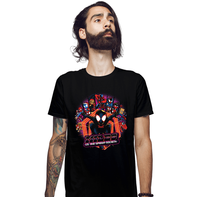 Daily_Deal_Shirts Fitted Shirts, Mens / Small / Black Anomaly Pilgrim