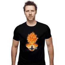 Load image into Gallery viewer, Shirts Fitted Shirts, Mens / Small / Black The Angry Super Saiyan
