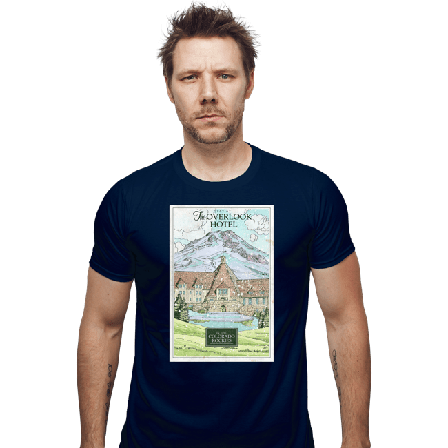 Secret_Shirts Fitted Shirts, Mens / Small / Navy Stay At The Overlook Hotel
