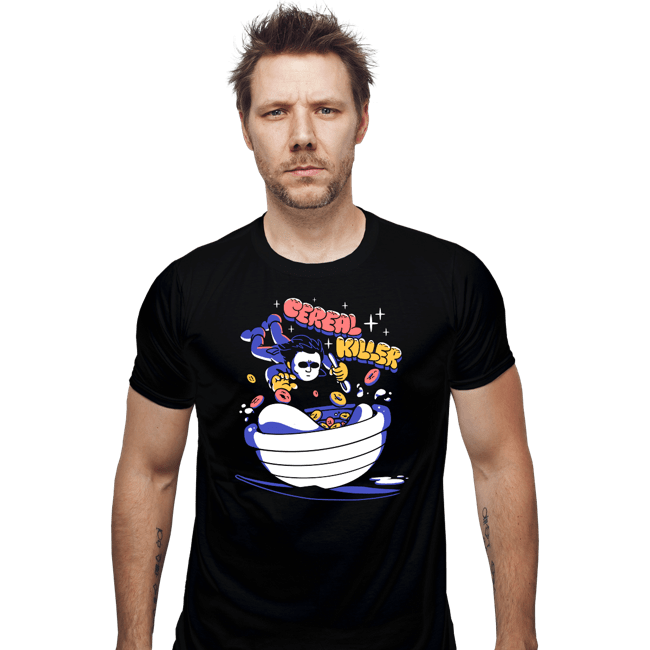 Shirts Fitted Shirts, Mens / Small / Black Cereal Killer