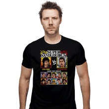 Load image into Gallery viewer, Shirts Fitted Shirts, Mens / Small / Black Super Sandler Bros

