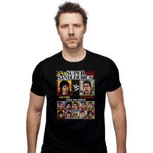 Shirts Fitted Shirts, Mens / Small / Black Super Sandler Bros