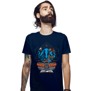 Shirts Fitted Shirts, Mens / Small / Navy Galactic Grooves