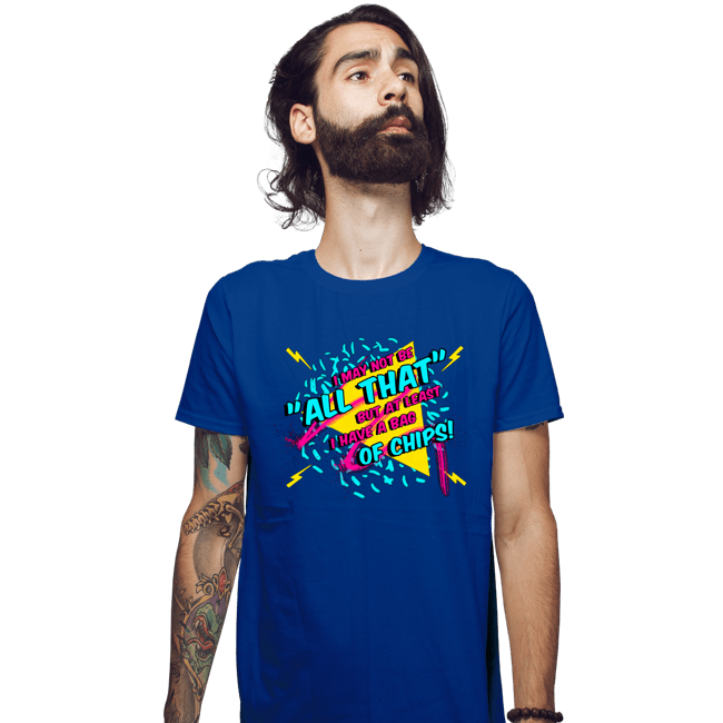 Shirts Fitted Shirts, Mens / Small / Royal Blue And a Bag of Chips