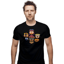 Load image into Gallery viewer, Shirts Fitted Shirts, Mens / Small / Black Bohemian Power
