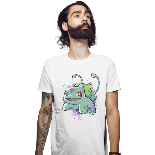 Shirts Fitted Shirts, Mens / Small / White Grass Ink