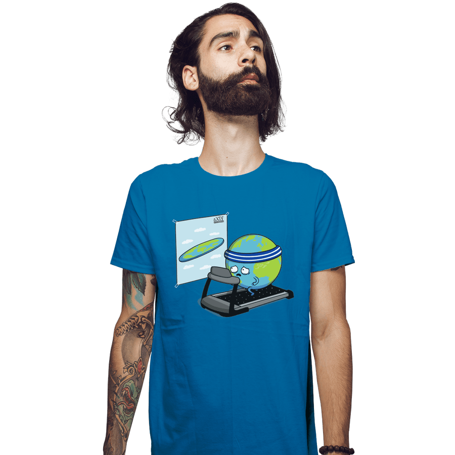 Shirts Fitted Shirts, Mens / Small / Sapphire Round Earth