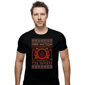 Shirts Fitted Shirts, Mens / Small / Black Fire Nation Ugly Sweater