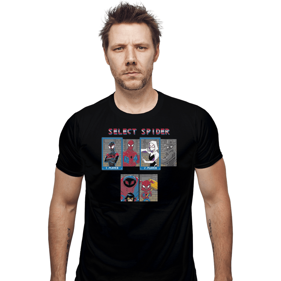 Shirts Fitted Shirts, Mens / Small / Black Select Spider