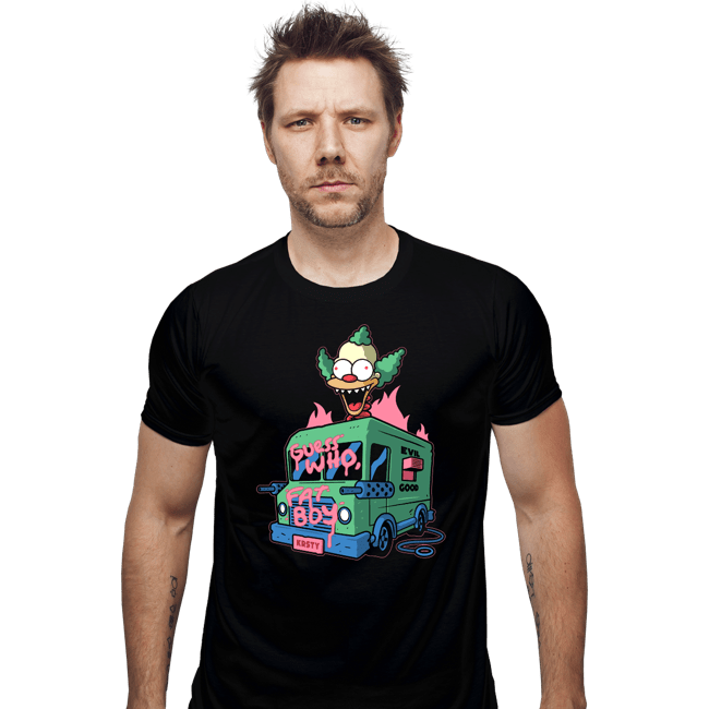 Daily_Deal_Shirts Fitted Shirts, Mens / Small / Black Killer Krusty