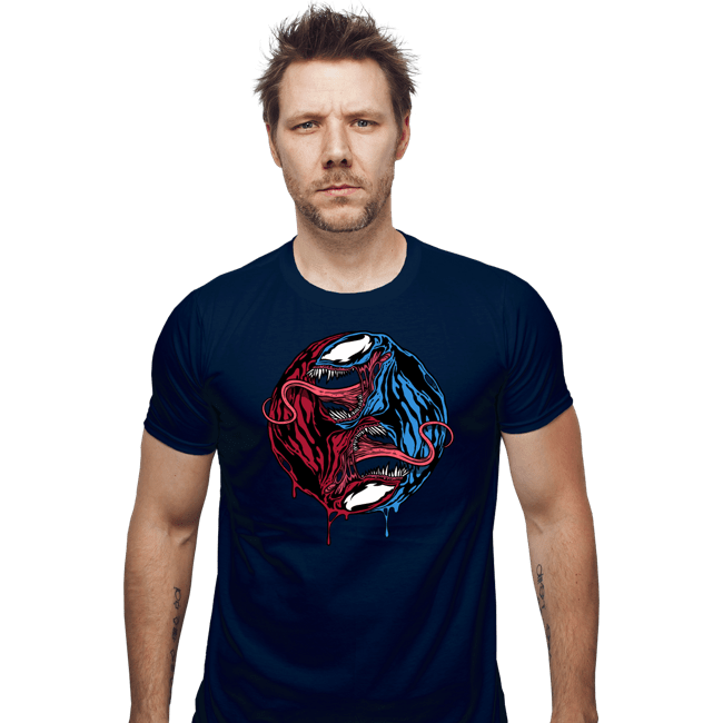 Daily_Deal_Shirts Fitted Shirts, Mens / Small / Navy Symbiopposites