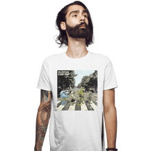 Load image into Gallery viewer, Shirts Fitted Shirts, Mens / Small / White Flabby Road
