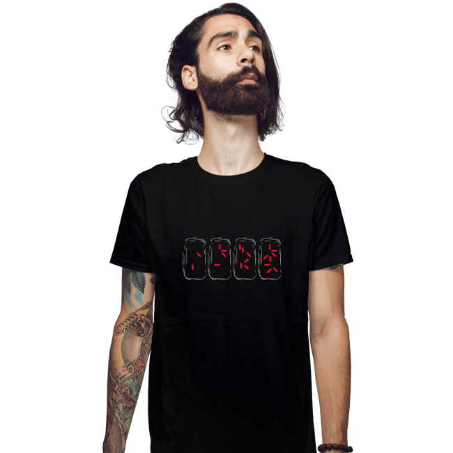 Shirts Fitted Shirts, Mens / Small / Black Alien Countdown
