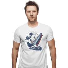 Load image into Gallery viewer, Shirts Fitted Shirts, Mens / Small / White The Wave Titanic
