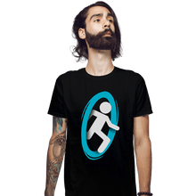 Load image into Gallery viewer, Shirts Fitted Shirts, Mens / Small / Black Portal A
