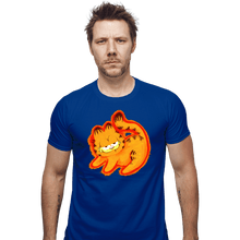 Load image into Gallery viewer, Daily_Deal_Shirts Fitted Shirts, Mens / Small / Royal Blue The Lasagna King
