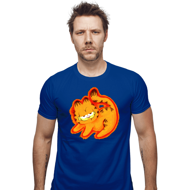 Daily_Deal_Shirts Fitted Shirts, Mens / Small / Royal Blue The Lasagna King