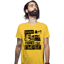 Load image into Gallery viewer, Daily_Deal_Shirts Fitted Shirts, Mens / Small / Daisy Save Empire Records!
