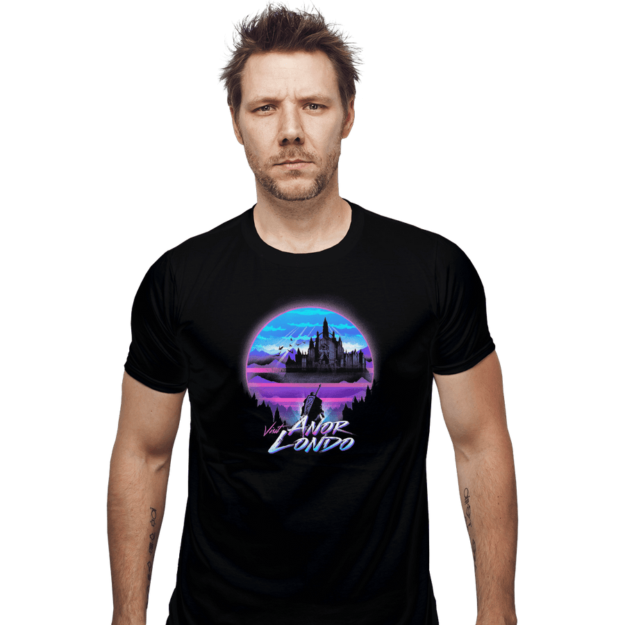 Shirts Fitted Shirts, Mens / Small / Black Retrowave Darksouls
