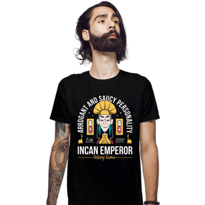 Daily_Deal_Shirts Fitted Shirts, Mens / Small / Black Incan Emperor