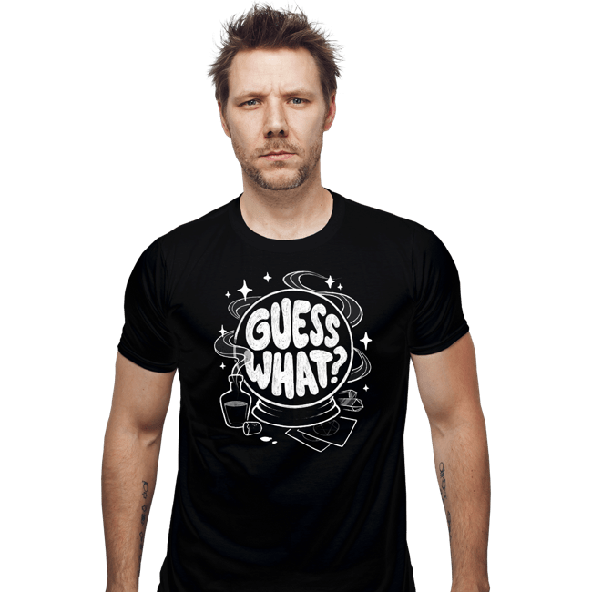 Daily_Deal_Shirts Fitted Shirts, Mens / Small / Black Crystal Ball
