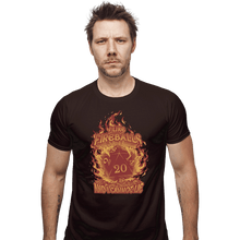 Load image into Gallery viewer, Daily_Deal_Shirts Fitted Shirts, Mens / Small / Dark Chocolate I Like Fireballs
