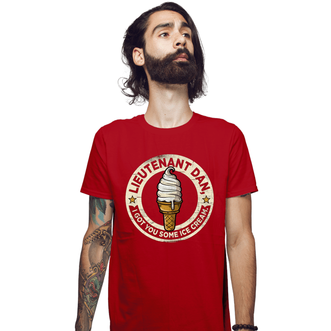 Secret_Shirts Fitted Shirts, Mens / Small / Red Ice Cream