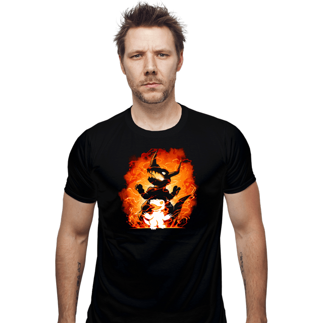 Daily_Deal_Shirts Fitted Shirts, Mens / Small / Black Fire Evolution