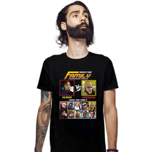 Load image into Gallery viewer, Shirts Fitted Shirts, Mens / Small / Black Family Fighter
