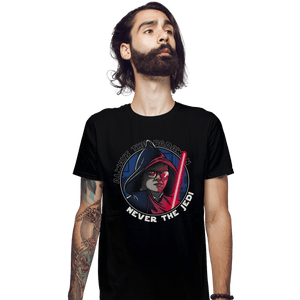 Secret_Shirts Fitted Shirts, Mens / Small / Black Always The Padawan
