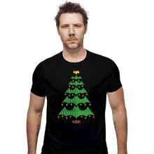 Load image into Gallery viewer, Daily_Deal_Shirts Fitted Shirts, Mens / Small / Black Holy Christmas Tree, Batman!
