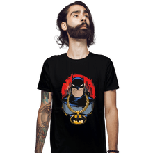 Load image into Gallery viewer, Shirts Fitted Shirts, Mens / Small / Black Dark Knight Drip
